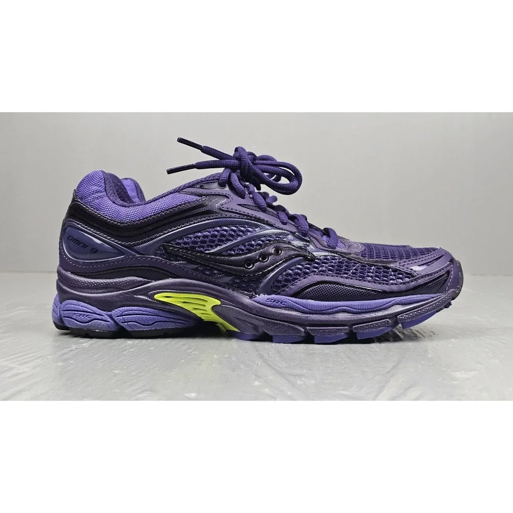 Saucony ProGrid Omni 9 Running Shoes Mens 8 Purple Part Pack‎ Athletic Sneakers
